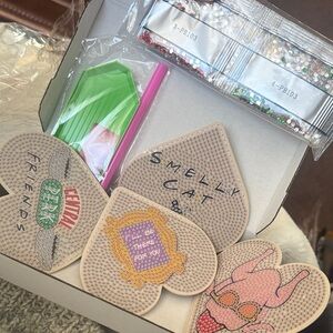 Heart.  Friends. Book mark craft Set